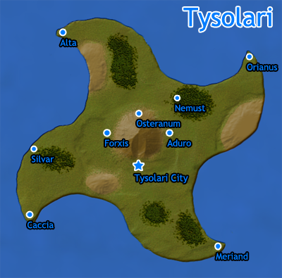 Tysolari Map